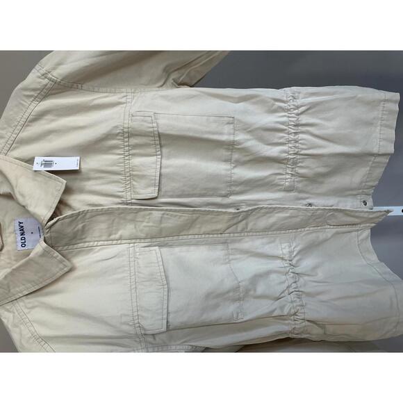 Old Navy Women's Beige Utility Jacket Medium - Picture 3 of 9